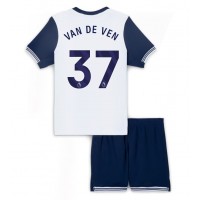 Maglie da calcio Tottenham Hotspur Micky van de Ven #37 Prima Maglia Bambino 2024-25 Manica Corta (+ Pantaloni corti)